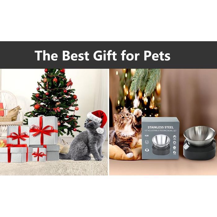 Миска для котів з нахилом 15°, нержавіюча сталь, харчова якість, миється в посудомийній машині, силіконова основа, для котів та цуценят, 1 шт.