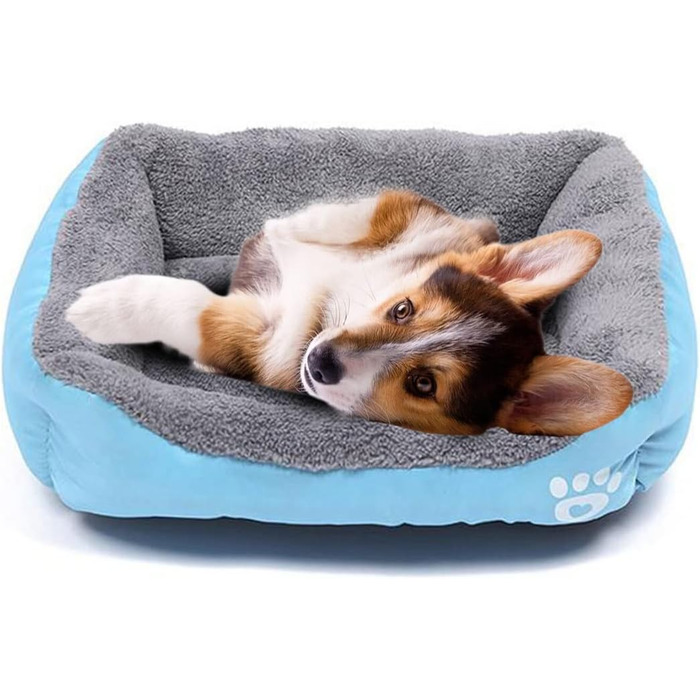 Килимок для собак Powerking: м'який, миючий, для собак, цуценят, сон та невеликих домашніх тварин (Світло-блакитний)