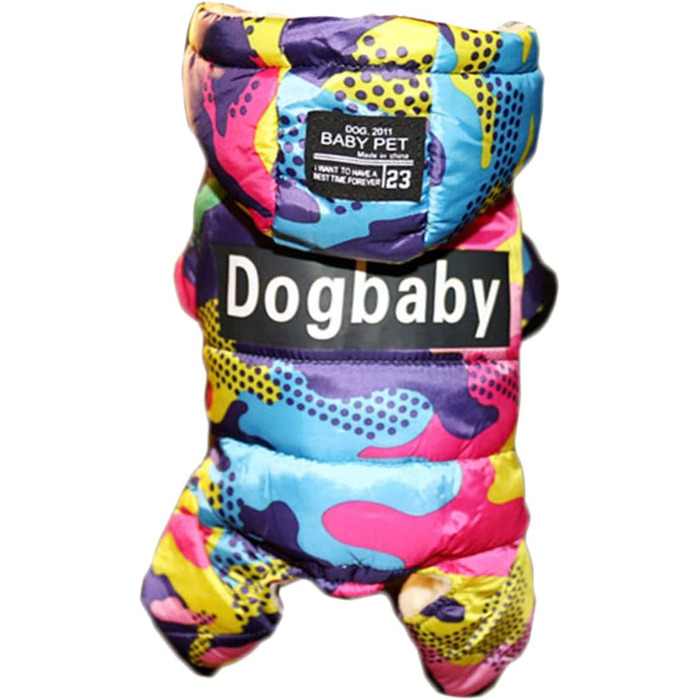 Зимова куртка для собак BESPORTBLE, водонепроникна, камуфляж, XL, для активного відпочинку