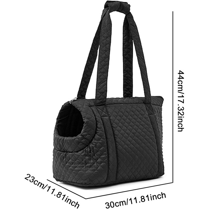 Трансформер-переноска для тварин: переноска-сумка для собак з бавовни | Легка переноска для собак та котів, чорна