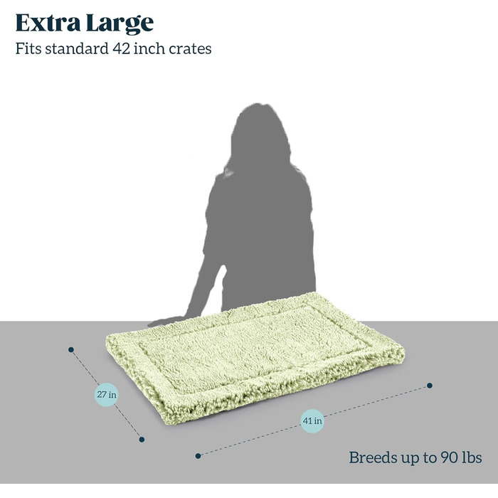 Міцне собаче ліжко Stoutwool – м'яка підстилка в переноску для собак – надійна підстилка для собачих будок, стійка до гризіння – можна прати, ідеально для маленьких порід, розмір 104 x 69 x 5 см