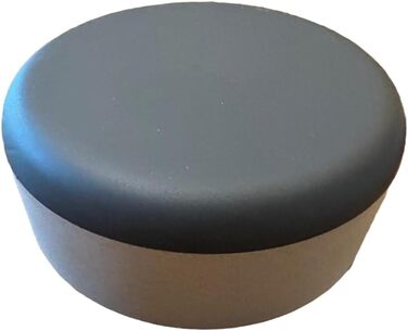 Миска для собак Titan з бамбука та гуми, 22 см, з антиковзким дном, сіра, екологічна, антибактеріальна, довговічна, нетоксична, для середніх та великих собак