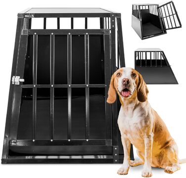 Кіяж для собак MaxxPet: переноска для авто, велика, 65x91x69 см, алюмінієва