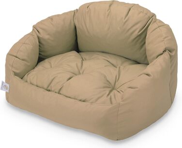 Матрац для собак BARRY & UCY 3в1: водовідштовхувальний, з наповнювачем, для лежання, різні кольори (темно-червоний, бежевий)