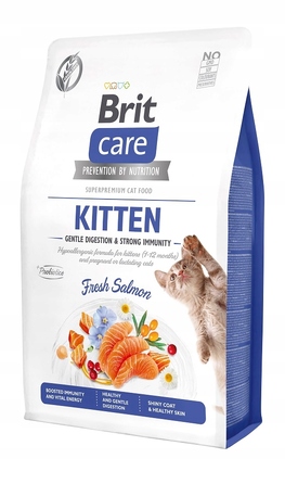 Корм для котів BRIT CARE Grain Free Immunity з лососем, 7 кг