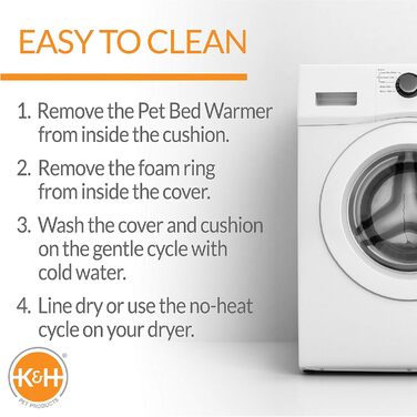 K&H PET PRODUCTS Thermo-Kitty Bett Deluxe – електричне лежанка для котів, для дому, з підігрівом, світло-коричнева з леопардовим візерунком, 50,8 см