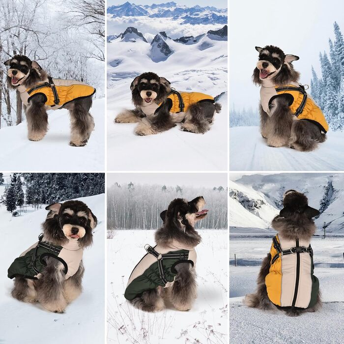 Водонепроникний одяг для собак: теплий зимовий одяг, жилет, куртка для маленьких, середніх та великих собак