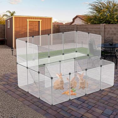 Клітка для дрібних тварин SUBTLETY 143x108x93 см: забіг для кроликів, хом'яків, морських свинок (DIY збірка)