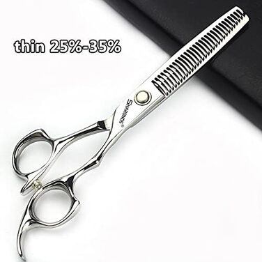 Професійний набір перукарських ножиць SHARONDS 6 дюймів для перукарів та дому, набір з 6 шт. (V-подібні зубці)