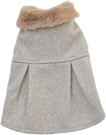 Тепла бавовняна жилетка для маленьких собак. М'який одяг для цуценят, халат для домашніх тварин на осінь та зиму. Комфортний костюм для вигулу на вулиці. Розмір до 5 кг.