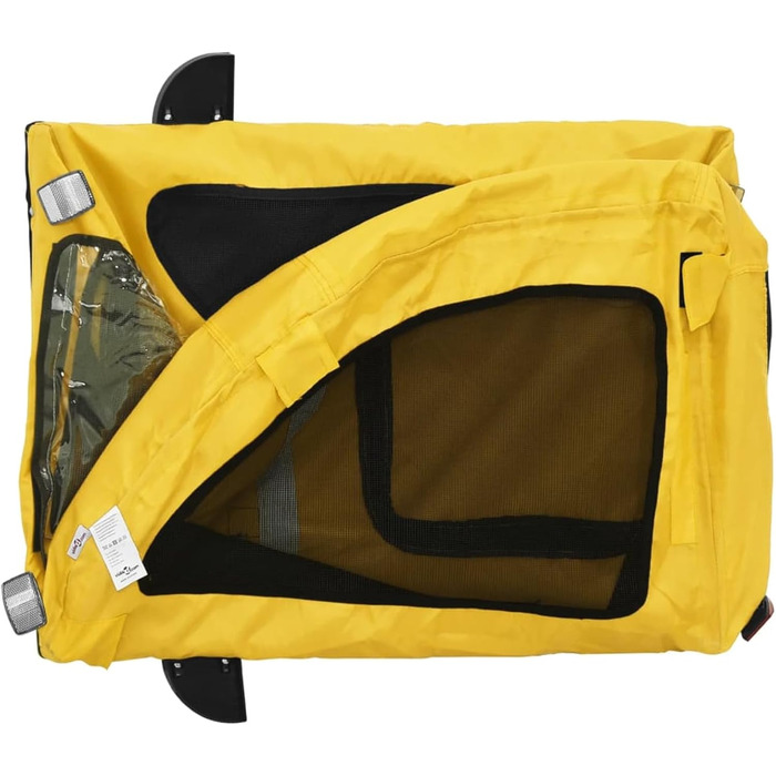 Транспортна перетяжка для собак Oxford, жовта, 125x63x66 см, для маленьких собак та котів, модель 93959