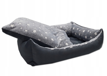 Велике лежак-диван для собак, м'який ковпак 100x70 см, розмір L