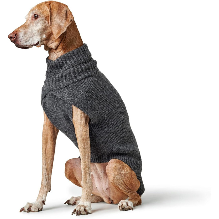 Hunter Hundepullover GENF - антрацитовий, розмір 50: теплий, м'який, з переробленого поліестеру