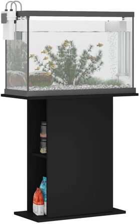 Тумба для акваріума BaraSh 36x75x72,5 см чорна, ДСП