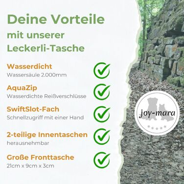 Водонепроникна сумка для ласощів для собак - поясна сумка для дресирування собак, сумка для прогулянок з тримачем для пляшки, сумка для корму з дозатором кульок для прибирання (Оливковий)