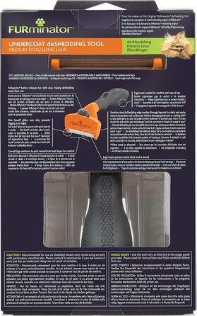 Фурмінатор для вичісування собак Furminator сірий
