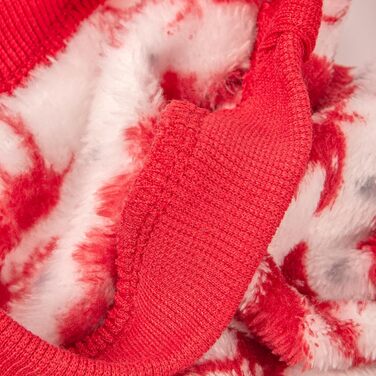 Теплий пуловер для собак та котів, 3 шт. в наборі, для дівчаток та хлопчиків, зимовий халат-сорочка (Рожевий, Бузковий, Рожево-червоний, X-Large, Різдвяний червоний)