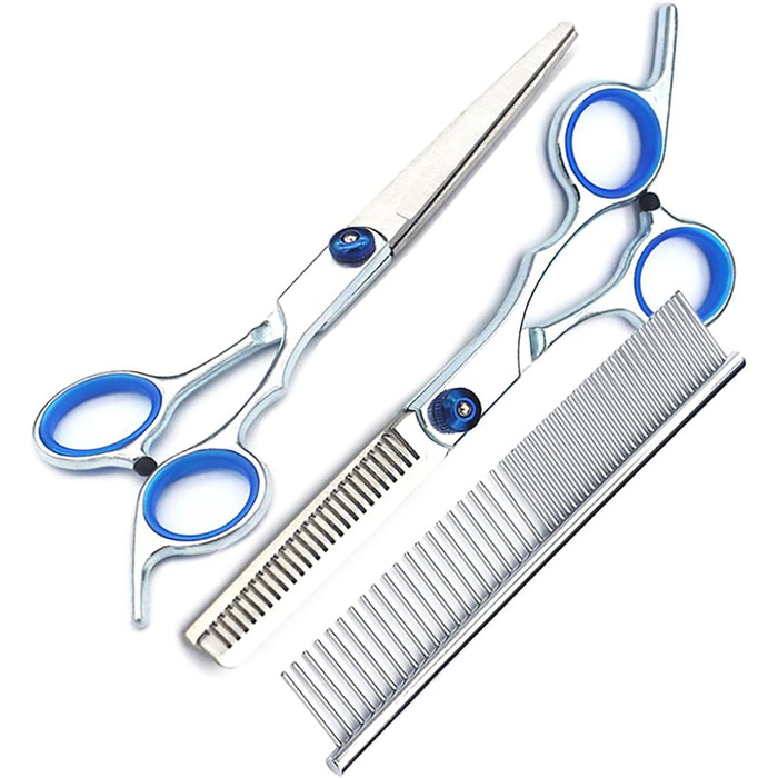 Професійний набір для стрижки тварин Asixxsix: гострі леза, ергономічний дизайн, регульовані гвинти