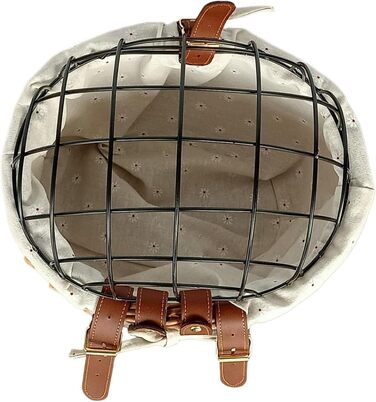 Плетенний кошик на велосипед для собак та інших тварин, з металевим покриттям, передній, для собак маленьких порід