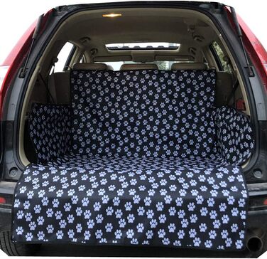 Чохол на сидіння для собак Cargo-Liner XL, універсальний, водовідштовхувальний, для авто, SUV, пікап, Jeep, фургон. Розмір 208x132 см (82' x 51'). Матеріал: преміум-якість, з принтом 'лапа'.