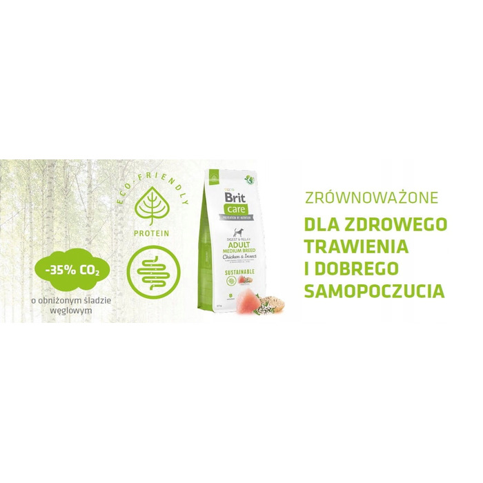 Сухий корм для дорослих собак малих порід BRIT Sustainable з куркою, 7 кг