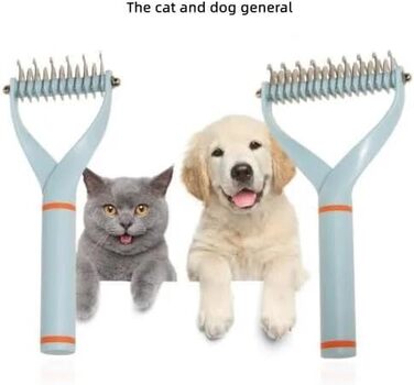 Гребінець для собак, чорний, великий: для видалення ковтунів та бруду