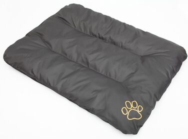 Лежак для собак millybo ECO 115x80x12 см, водостійкий, для малих, середніх і великих порід, сірий, м'який ортопедичний матрац для дому та вулиці
