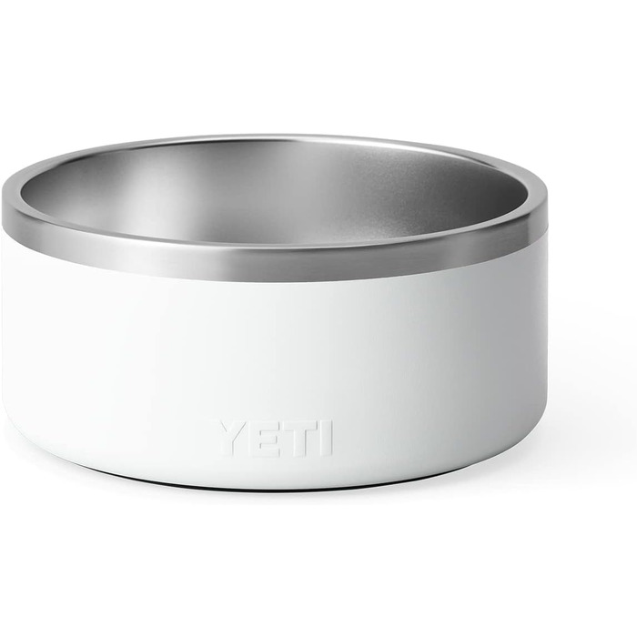 Миска для собак YETI Boomer, біла, 8 дюймів, нержавіюча сталь