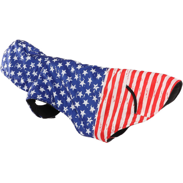 Водонепроникна вітрозахисна куртка для собак, теплий зимовий одяг для маленьких, середніх та великих собак - регульована, з отвором для повідка, ідеальна для прогулянок на вулиці (L)