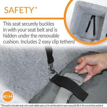 Підвищення для собак і котів K&H Pet Products, складна конструкція, сірий колір, маленький розмір