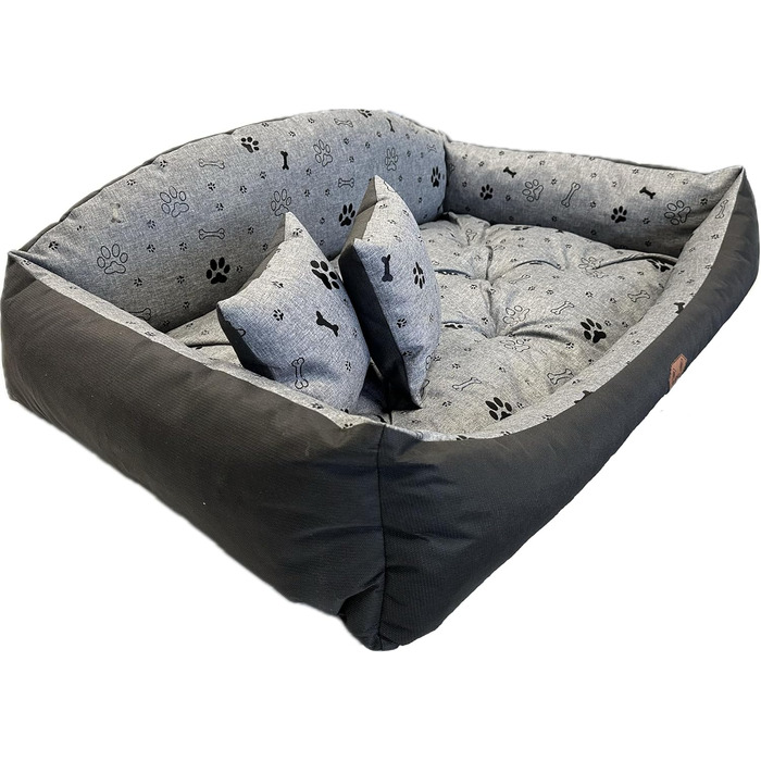 Ортопедичне ліжко для собак Dogs4Life: м'яке, миється, з можливістю персоналізації (S-XXL)