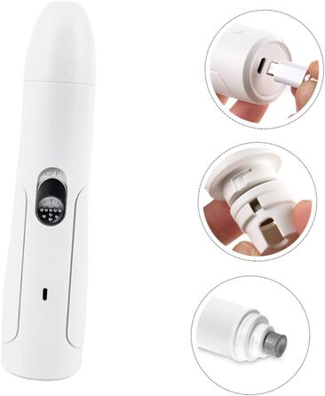 Електричний триммер для нігтів Milisten для собак та котів - тихий та безпечний, USB-зарядка