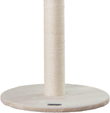 Дім Делюкс - Дряпка для котів NEVA, бежева, 101 x 49 x 49 см, поліестер, сизаль, MDF