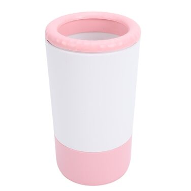 Автоматичний очищувач лап для собак BAOFUYA, рожевий. Очищувач бруду з лап для собак та котів.