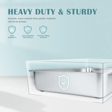Великий туалет для котів і кроликів IKITCHEN з нержавіючої сталі 60×40×10 см — антипригарна гладка поверхня, не вбирає запахи, легко миється, протиковзка гумова основа, не іржавіє
