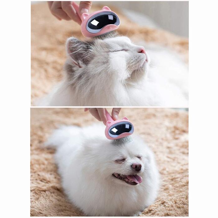 Набір для догляду за шерстю цуценят та котів: гребінець для видалення шерсті з антиковзним руків'ям. Самоочищується, зменшує випадіння шерсті на 99%. Підходить для собак та котів з довгою та короткою шерстю