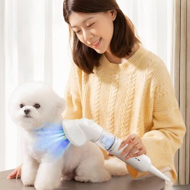 Набір для догляду за собакою з пилососом, видалення шерсті собак та котів, 4200Pa, 3 насадки, низький шум