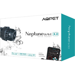 AQPET Neptune Wave циркуляційна помпа з магнітним кріпленням для морського акваріума, 8000 л/год, чорна