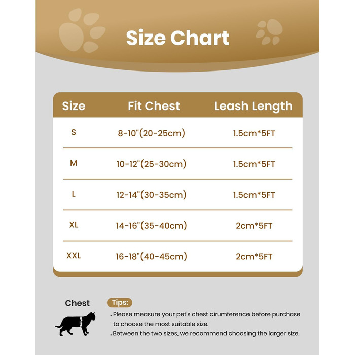 Шлейка для котів FAYOGOO з поводом, шлейка для котів анти-вислизання, регульована, з світловідбиваючими смугами, чорна M (1 шт.)