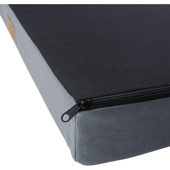 Ваше ліжко для собак GEAR Biella ортопедичне, еко-шкіра, миється, для суглобів, високий рівень комфорту (120x80x10 см)