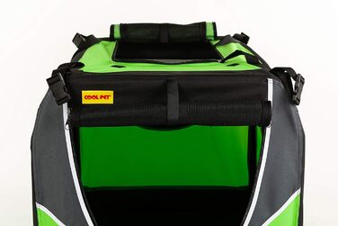 Транспортна переноска для собак та котів, 91x64x64 см. Переноска для собак, переноска для котів, клітка для тварин, переноска для подорожей, клітка для відпочинку (світло-зелена)