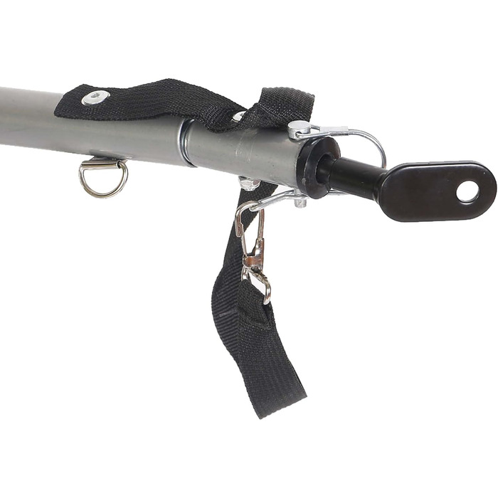 Причіп для собак Wiltec 220x700x78 см з безпечною поворотним з'єднанням, вантажний причіп з москітною сіткою та захистом від дощу, чорний/червоний