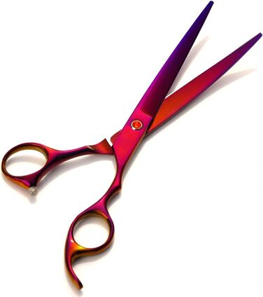 Набір ножиць для грумінгу собак QUNINE: 4 шт., ножиці для догляду за шерстю, гребінець, 7,0 дюймів