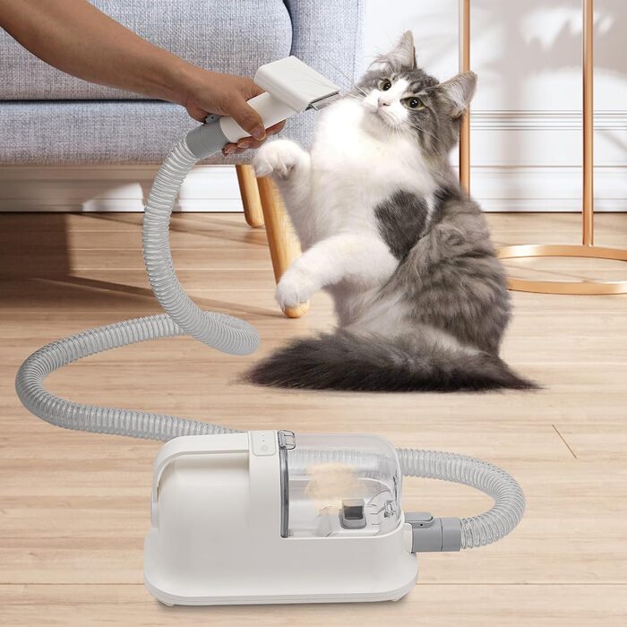 Набір для догляду за тваринами: пилосос для шерсті собак та котів, 1.4L, 11800Pa, тихий