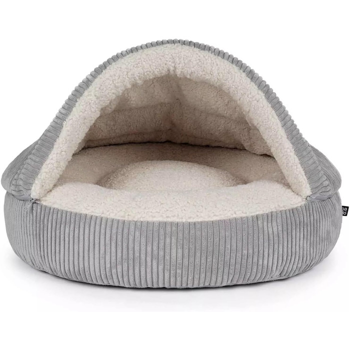 Будка для собак Cord Tion XL з віскоеластичною (віско) подушкою сірого кольору