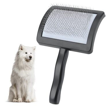 Гребінець для собак від Haustierkamm: видаляє ковтуни та вичісує шерсть середніх та довгошерстих собак