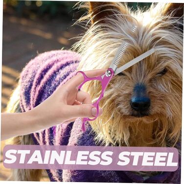Набір для догляду за собаками Kisangel: ножиці, тример, гребінець для собак, котів та інших тварин. Для видалення волосся з вух, обличчя та кігтів.