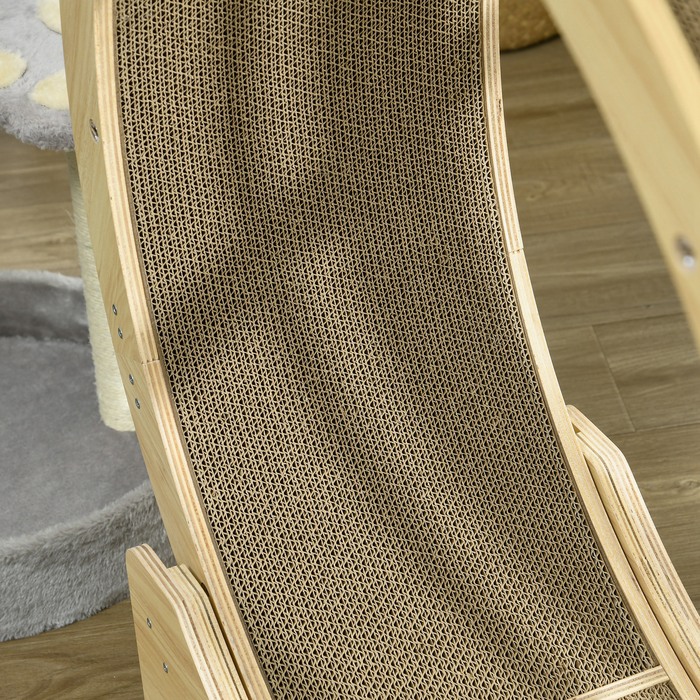Кігтеточка PawHut Cat Board, 8 комплектів кігтеточок для вторинної переробки, гофрокартонні килимки для котячого біговела, кішки до 5 кг, 55 x 25.5 x 3 см, коричневий | Аосом