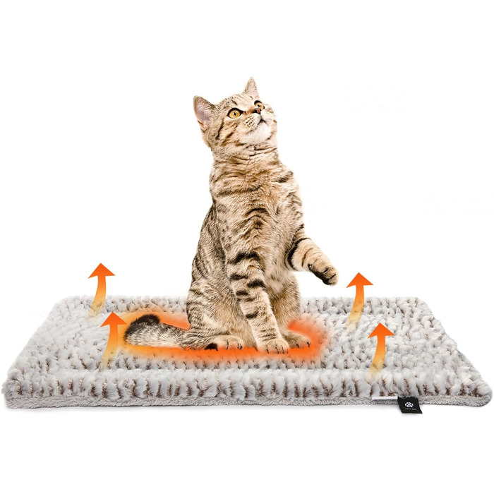 Тепла ковдра Mora Pets для котів: самонагрівальна, м'яка, двостороння, 70 x 46 см