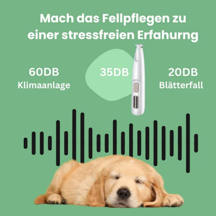 Триммер для догляду за лапами собак Pawperfect Pro - безшумний, для лап, очей, вух, обличчя, тіла